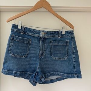 J. Crew Denim Sailor Pocket Shorts. Size 8.